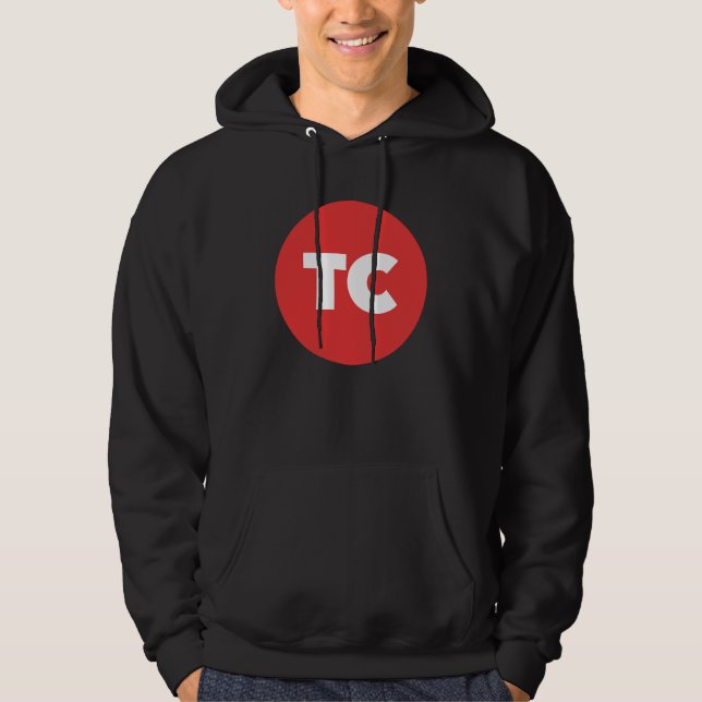 TC Treasure Logo Black Hoodie (Front)