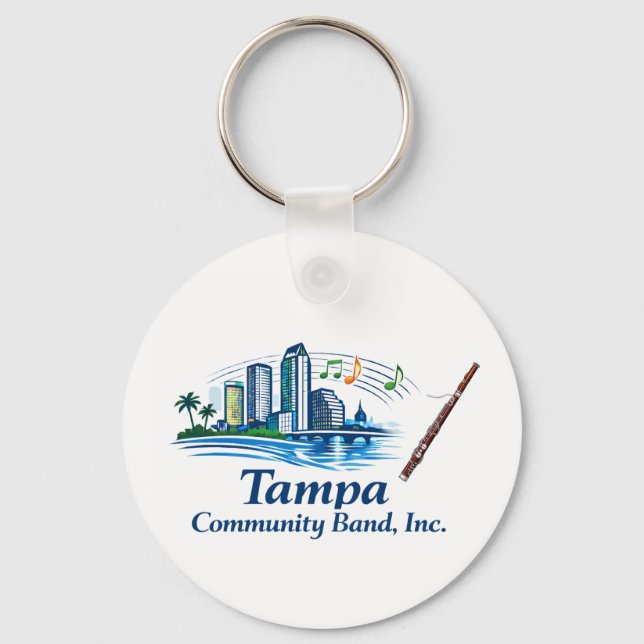 TCB Bassoon Logo Keychain (Front)