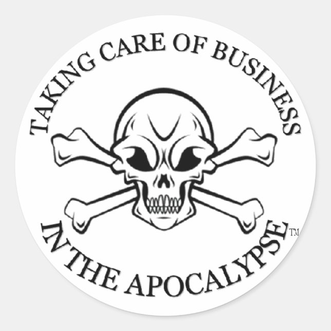 TCB in the Apocalypse Stickers Large (Front)