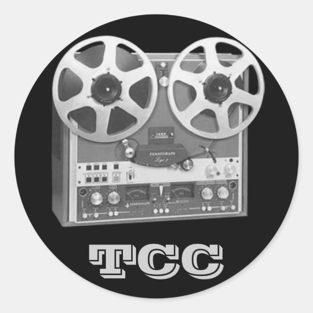 TCC for Reel Classic Round Sticker (Front)