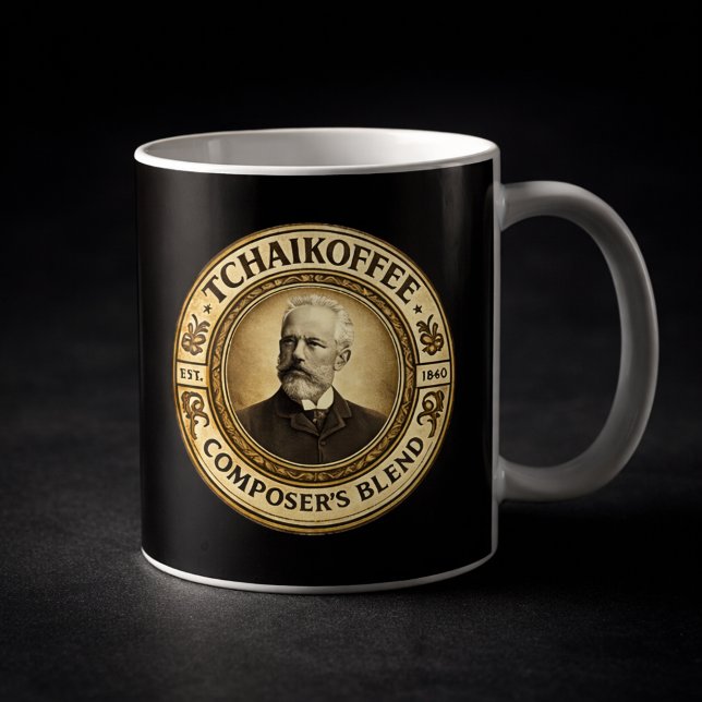 TCHAIKOFFEE Composer’s Blend Classical Music  Coffee Mug (Creator Uploaded)