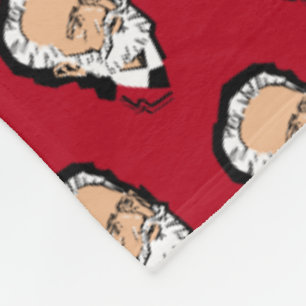 Tchaikovsky dark red fleece blanket