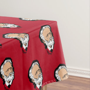 Tchaikovsky dark red tablecloth