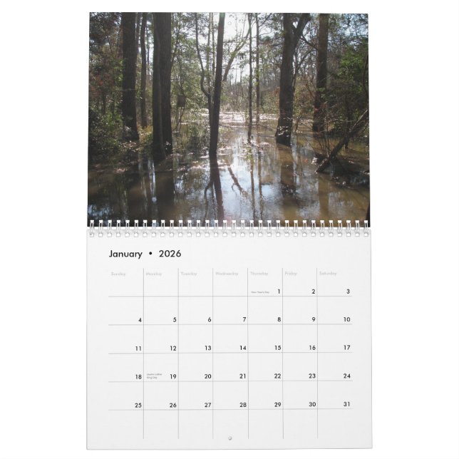 Tchefuncte Seasons Calendar (Jan 2026)