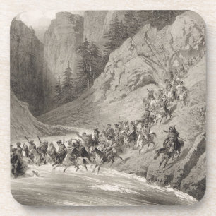 Tcherkersseians on a Raid near the Black Sea, plat Coaster