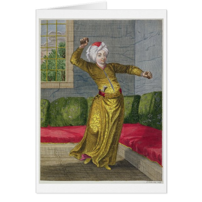 Tchingui, Turkish Dancer, 18th century (engraving) (Front)