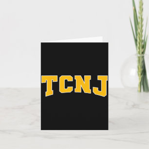 Tcnj The College Of New Jersey Apparel Srts Fan  Card