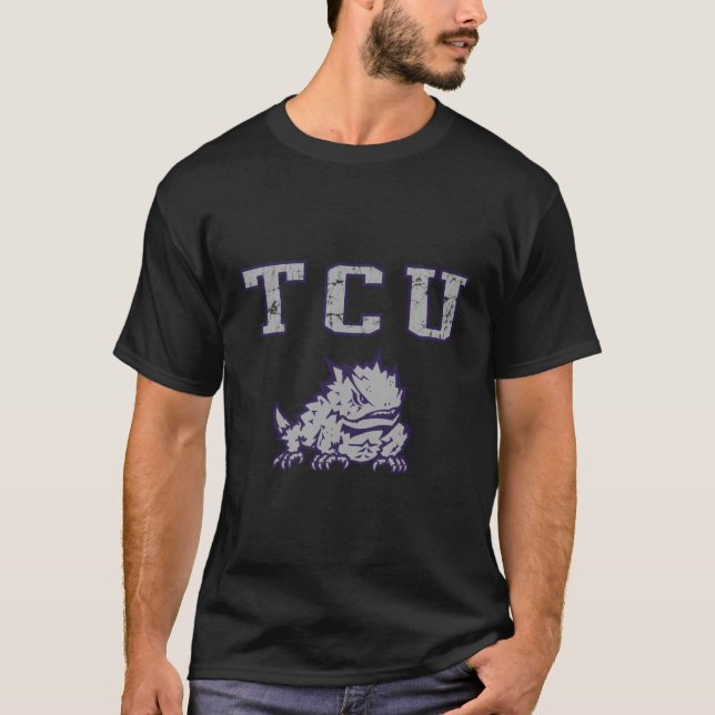 Tcu Horned Frogs Crackup T-Shirt (Front)