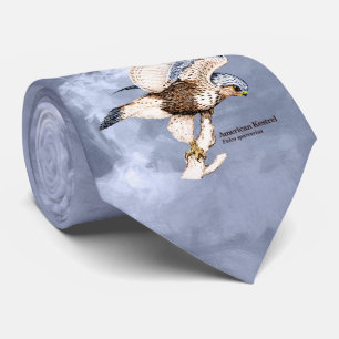 TCWC - American Kestrel Illustration Tie