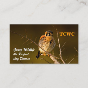 TCWC - Logo Kestrel Volunteer Business Card