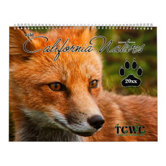 TCWC - Native California Wildlife Custom Year Calendar