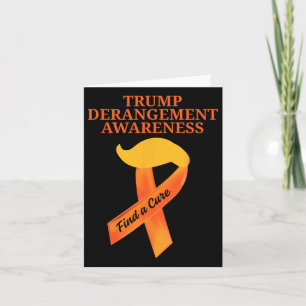Tds Awareness Trump Derangement Syndrome Awareness Card