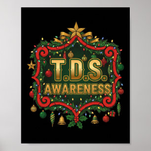 Tds Trump Derangement Syndrome Funny Trump Support Poster