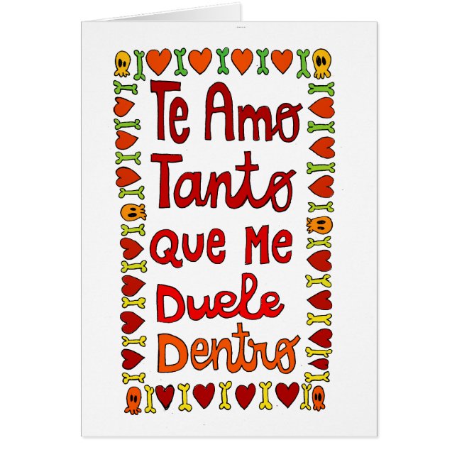 Te amo  tanto (Front)