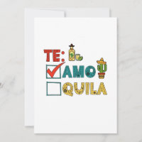 Te Amo Tequila Cinco De Mayo Funny