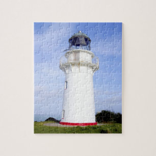 Te Araroa, New Zealand. A lighthouse gives Jigsaw Puzzle