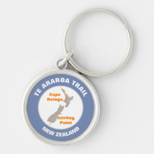  Te Araroa Trail Map  Key Ring