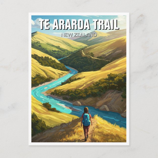 Te Araroa Trail Travel Postcard (Front)