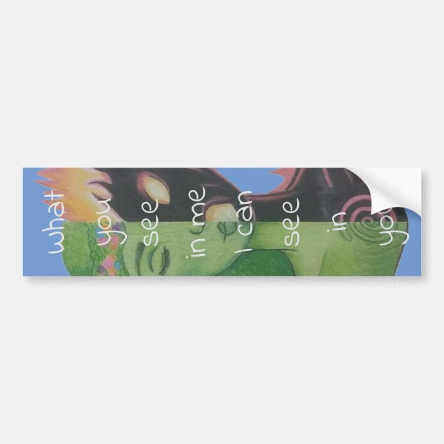 Te Feti & Te Ka Bumper Sticker (Front)