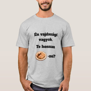 Te honnan SZÁRMA-zol? férfi rövid ujjú póló T-Shirt