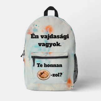 Te honnan SZÁRMA-zol? hátitáska Printed Backpack