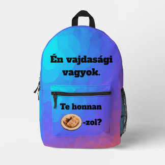 Te honnan SZÁRMA-zol? hátitáska Printed Backpack