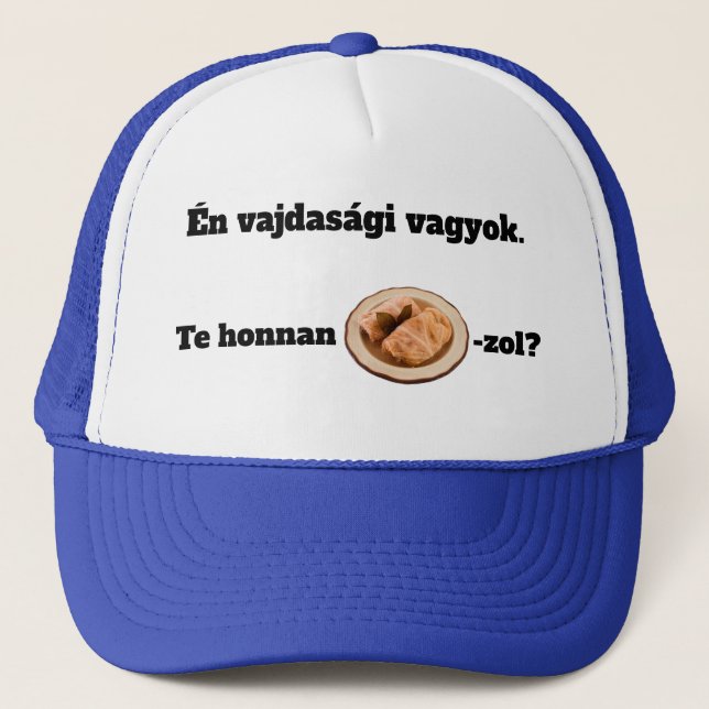Te honnan SZÁRMA-zol? mici Trucker Hat (Front)