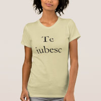 Te iubesc--I love you in Romanian