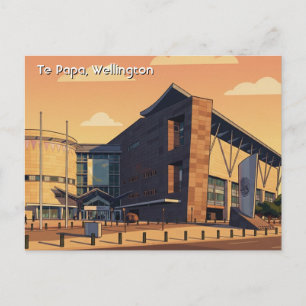 Te Papa Wellington New Zealand Postcard