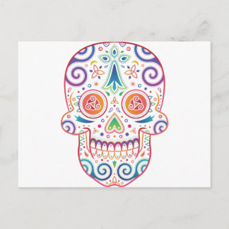 tête_mort_celtique postcard