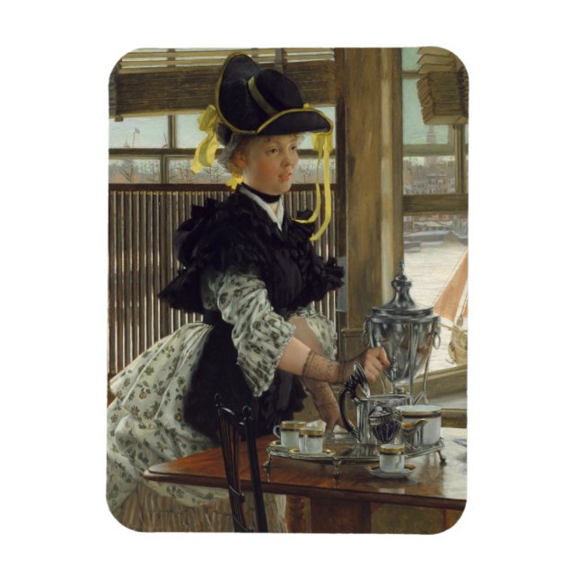 Tea | 1872 (oil on wood) magnet (Vertical)