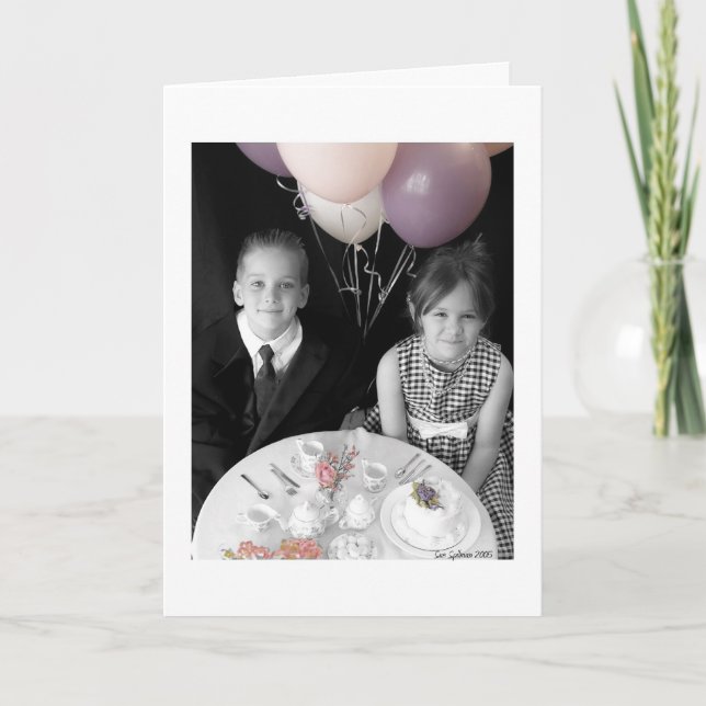 Tea 4 Two Birthday Card (Front)