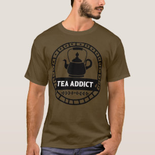 Tea Addict Retro Vintage T-Shirt