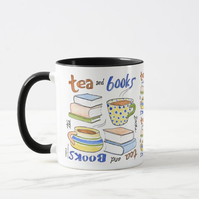 Tea And Books mug (Left)