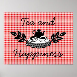 Tea and Happiness Poster