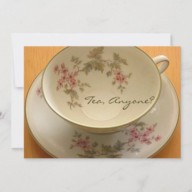 TEA, ANYONE? invitation (Front)