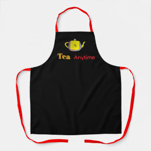 Tea Anytime Teapot Black Apron