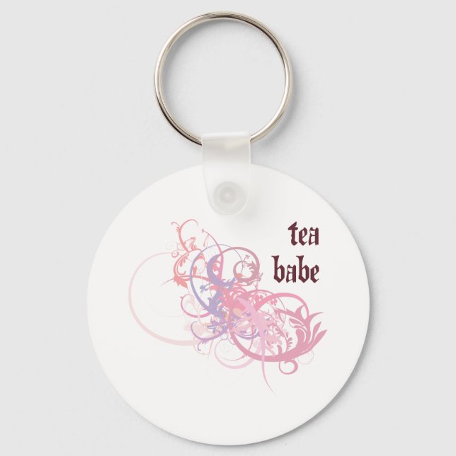 Tea Babe Key Ring (Front)