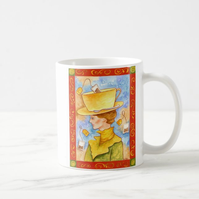 Tea Bag Lady Coffee Mug (Right)