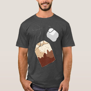 Tea Bag Tea Drinker Caffeine Beverage T-Shirt