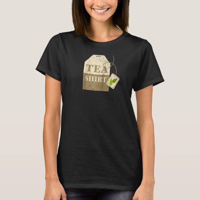 Tea Bag  Teacup Teapot Raglan T-Shirt (Front)
