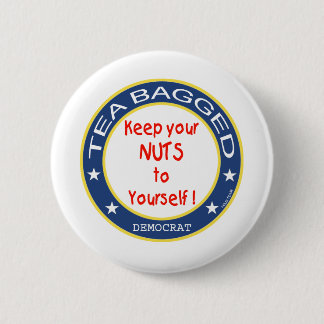Tea Bagged Democrat 6 Cm Round Badge