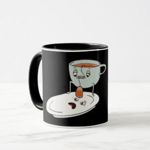 Tea Bagger Cup and Plate Kitchen Humour