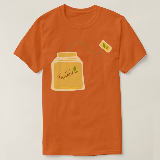tea bagging tea time T-Shirt (Design Front)