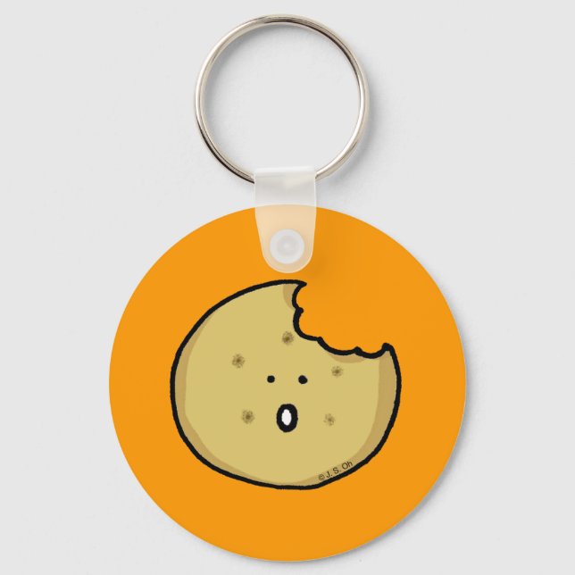 Tea biscuit key ring (Front)
