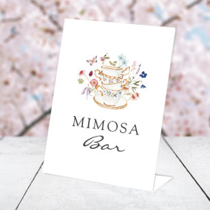 Tea Bridal Mimosa Bar Sign
