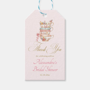 Tea Bridal Shower Thank You Favour Gift Tags