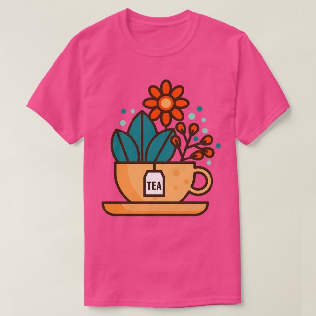 Tea cap T-Shirt (Design Front)