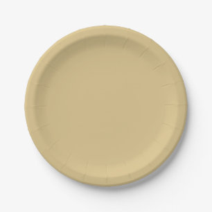 Tea-Coloured Paper Plates