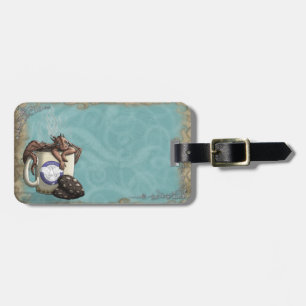 [Tea Cup Dragon] Mocha Luggage Tag